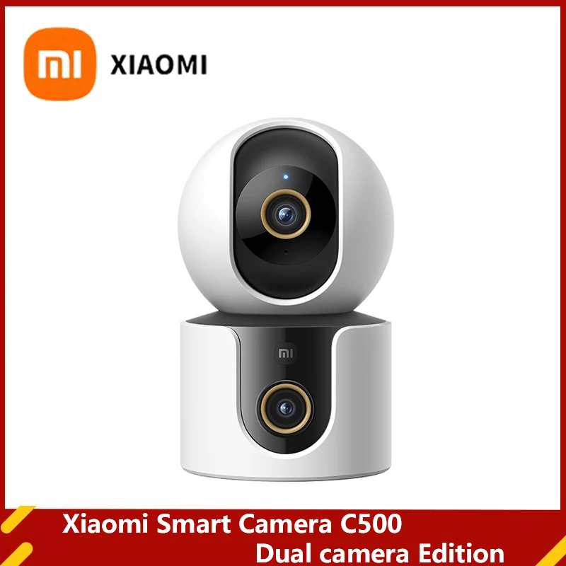 Xiaomi Smart Camera C500 Dual Lens PTZ 360° Pets&Facial Detection 4 Million pixels Full Color Night Vision WiFi 6 For MiHome app