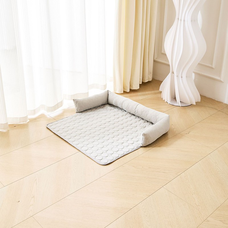 Pet Cooling Mat For Cats And Dogs Sofa Protector Car Seat Cover Bed Cushion Kennel Pad Washable Non Slip Comfortable Summer Sleeping Pad Home Travel Pet Supplies