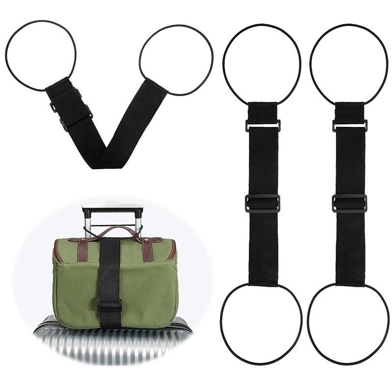 3Pcs Luggage Straps for Suitcases Add A Bag Elastic Luggage Belt Strap Adjustable Size Travel Belt for Luggage Lightweight Luggage Connector Straps for Baggage Handbag