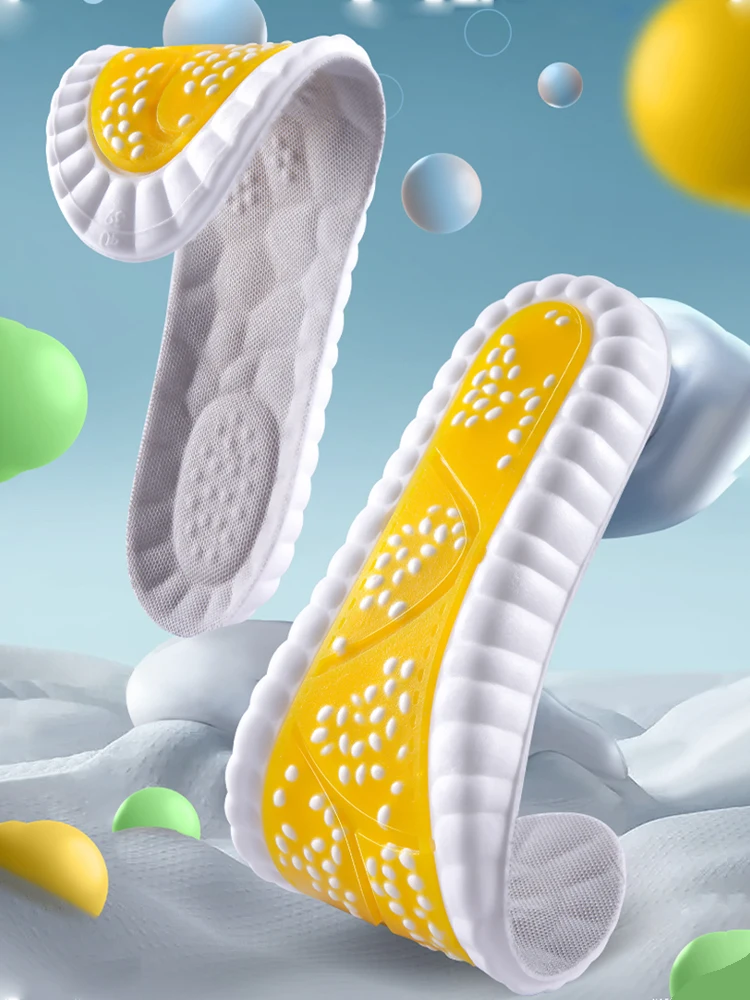 Sport-Einlegesohlen, Fußgewölbeunterstützung, atmungsaktives Technologie-Design, Stoßdämpfung, Schuhe, Polster, Outdoor, Laufen, Rzoom, Luftpolster-Einlegesohle Image