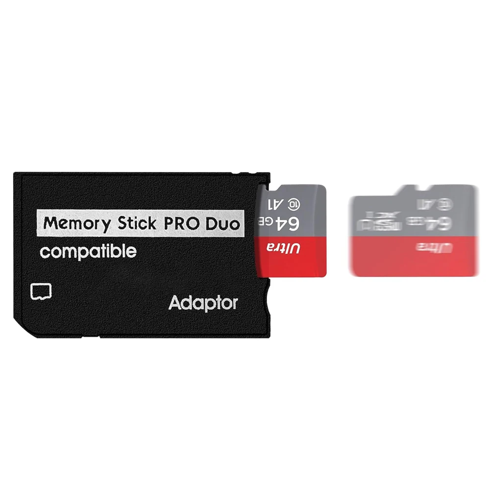 TF zu MS Memory Stick Pro Duo Adapter Kartenleser für PSP SD Kartenkonverter für Sony PSP 1000 2000 3000 Gaming Zubehör Image