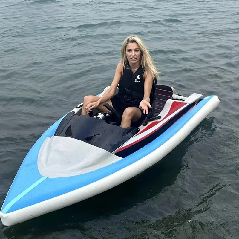 Mini Elektro Kart Boot Lithium Batterie High Speed Wasser Unterhaltung Surfbrett Mini Jet Boot Image