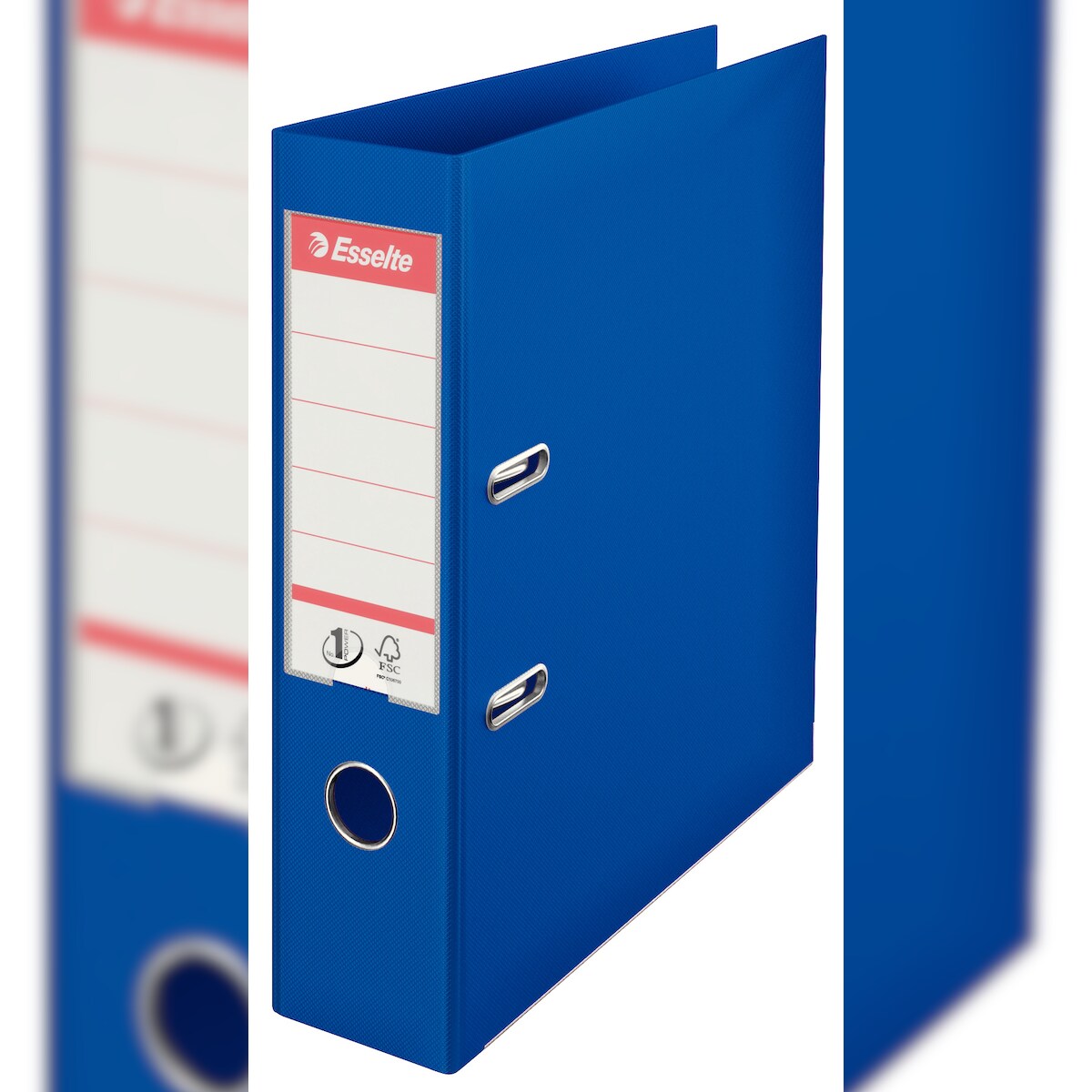Esselte No.1 Power Breit Ordner DIN A4 75 mm Blau 2 Ringe 811350 PP (Polypropylen) Hochformat Image
