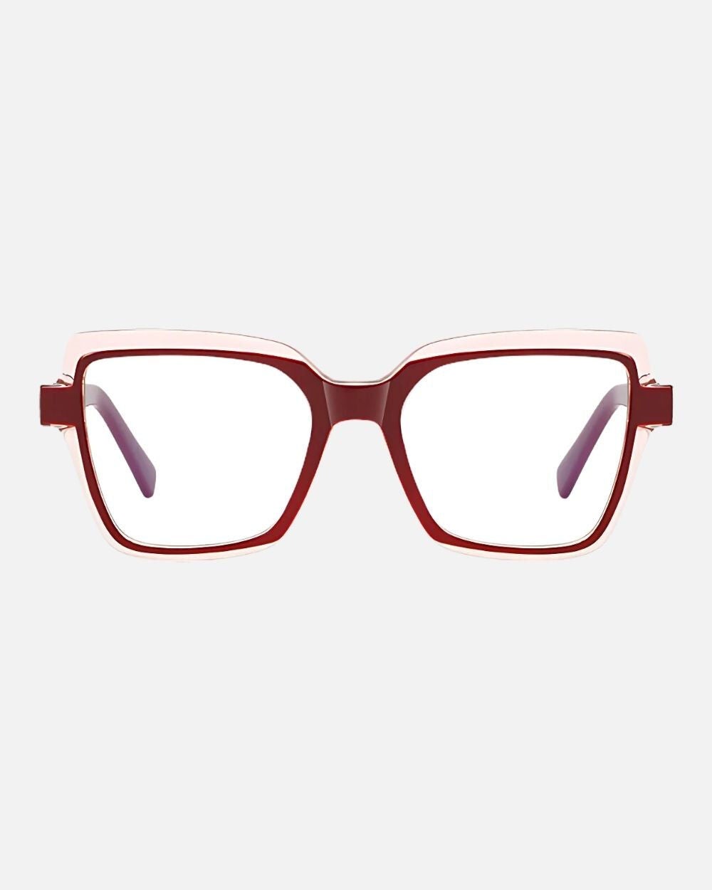 Women's Kitt Blue Light Glasses by Fifth & Ninth in Cranberry (Size ONE SIZE)