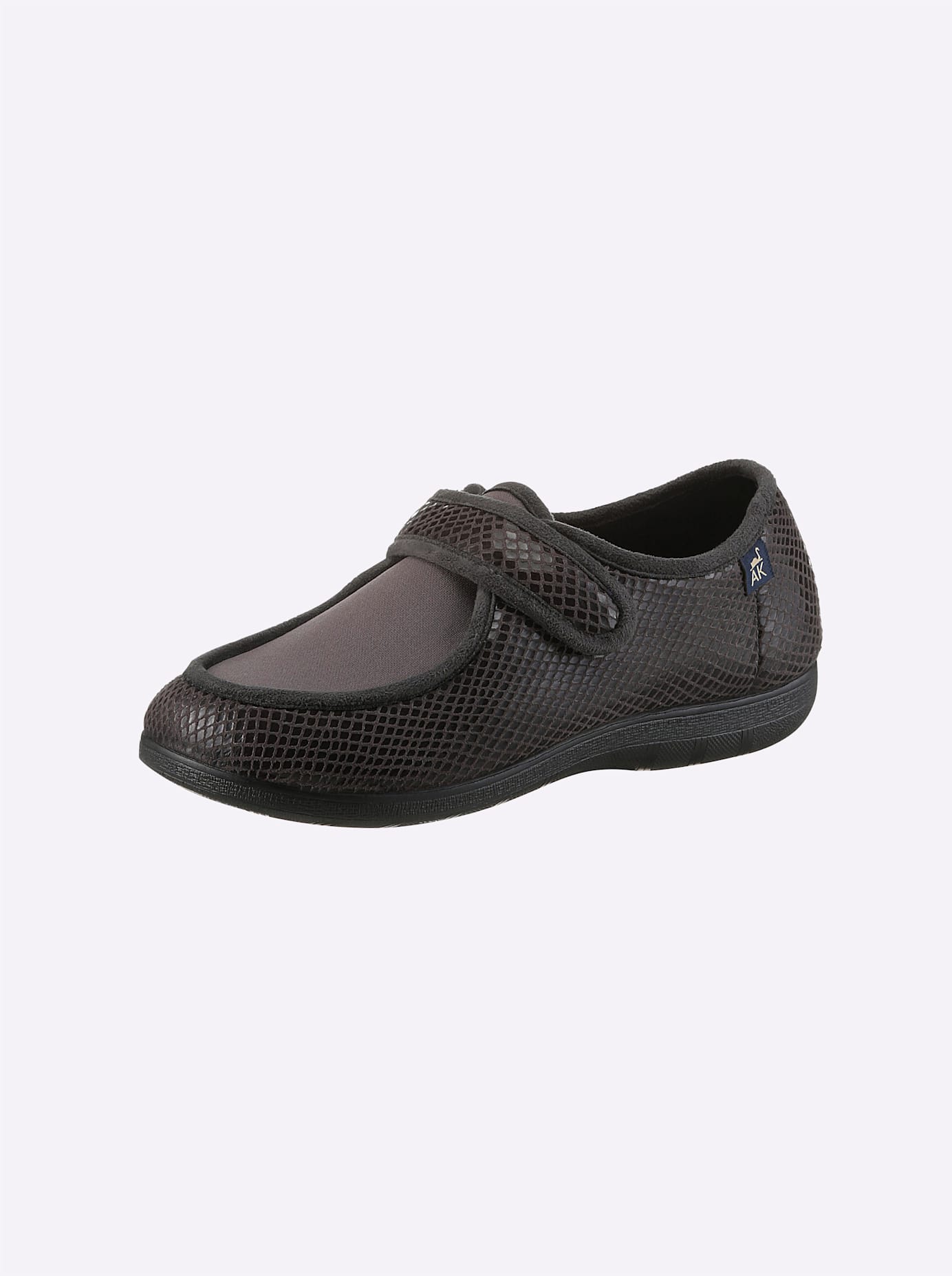 Hausschuh CASUAL LOOKS, Damen, Gr. 39, grau (hellgrau), Textil, Schuhe