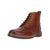 Stiefel CLARKS "Aldwin Cap", Damen, Gr. 39,5, braun, Leder, klassisch, Schuhe, mit bequemer Unterfußdämpfung