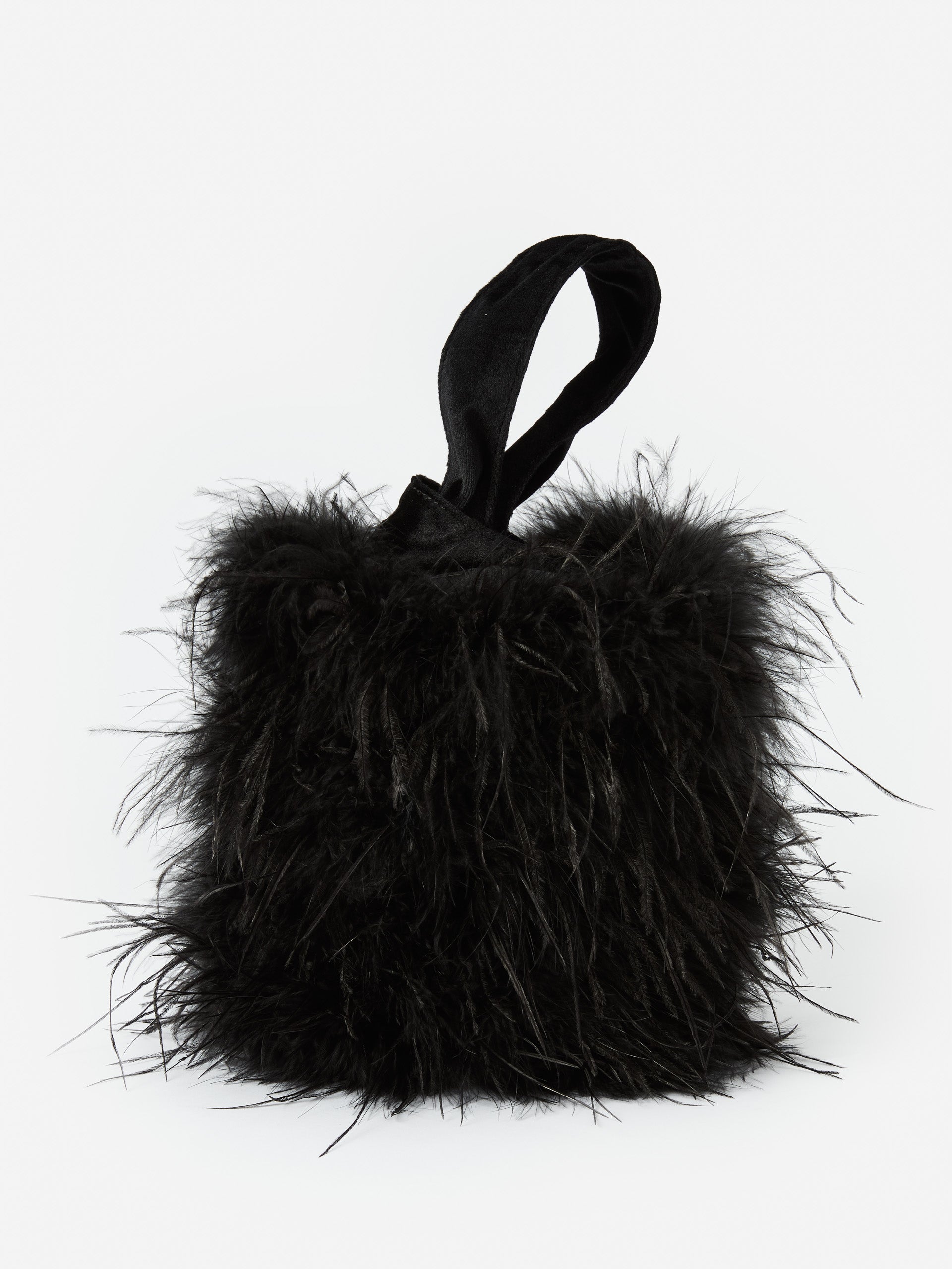 J.McLaughlin Women's Winona Feather Handbag Black