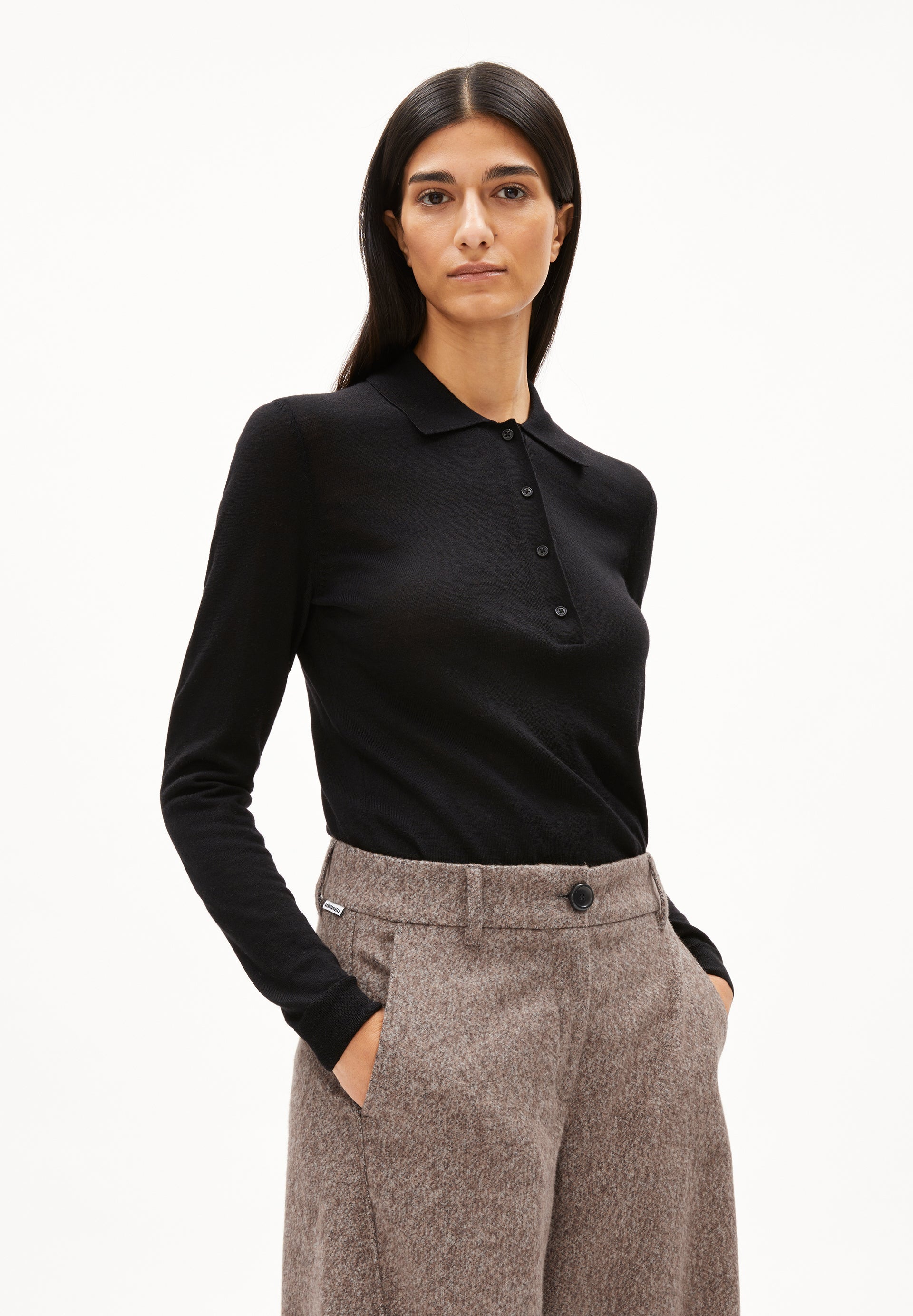 MAARGO MERINO | Pullover aus Bio-Wolle - schwarz (S) Image