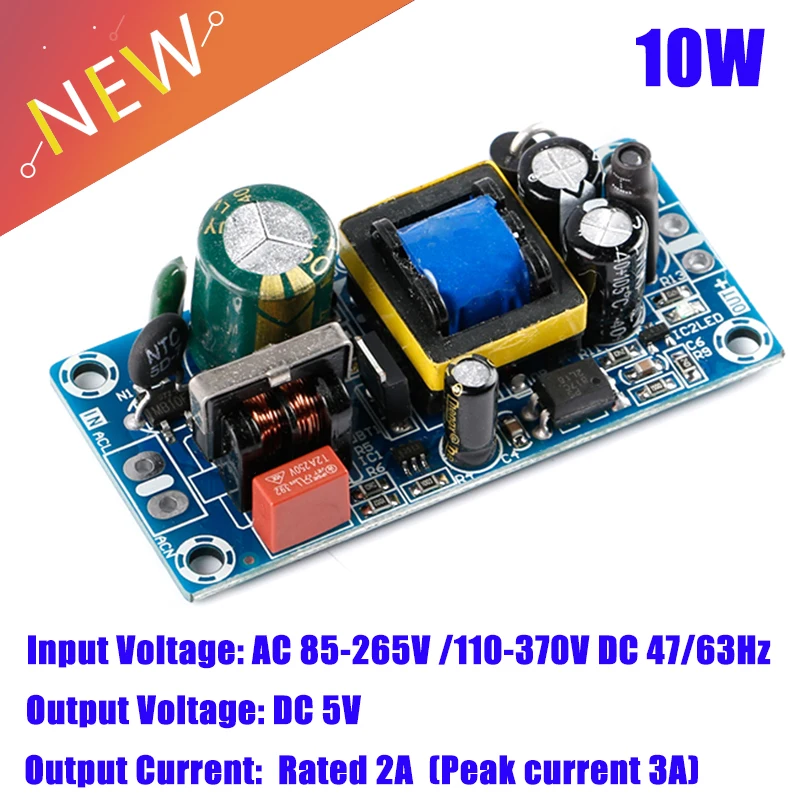 10W AC-DC Converter modul AC 110V 220V 120v 230v zu 5V 2A 3A DC schalt Netzteil Low welligkeit power board Image