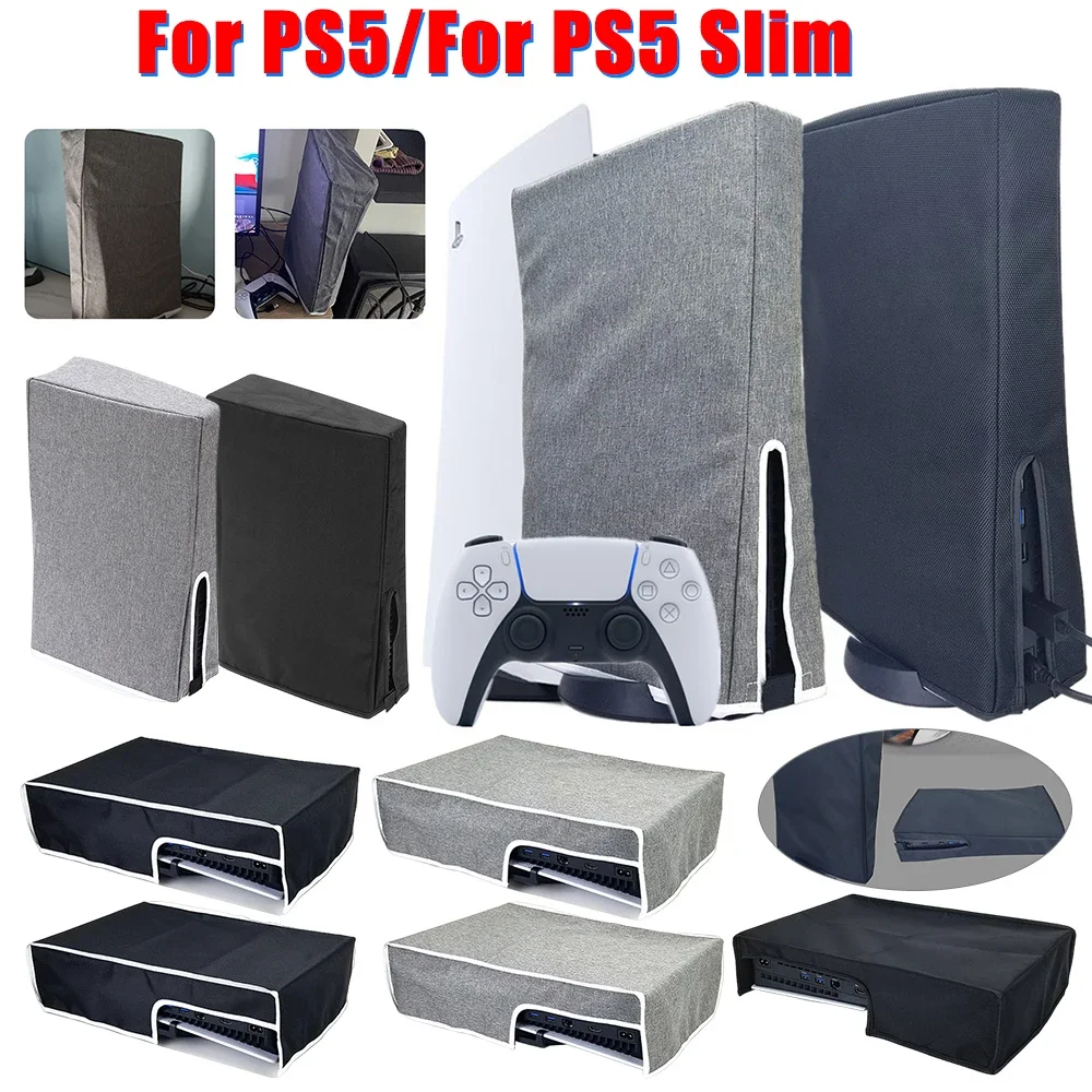 Dust Proof Cover For PS5 Game Console Host Guard Case For PlayStation 5 Anti-dust Protective Cover Sleeve For PS5 Slim / For PS5