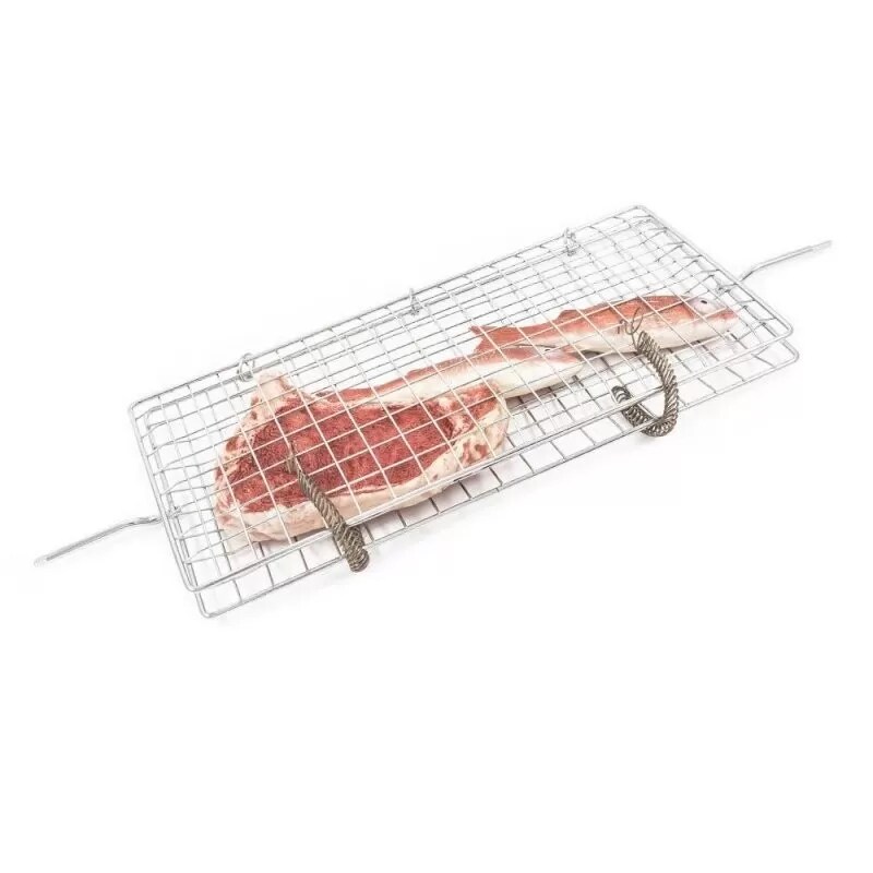 Giemme Spoleto – Drehbarer Grillrost 78 cm aus verchromtem Stahl für Drehspieß Image