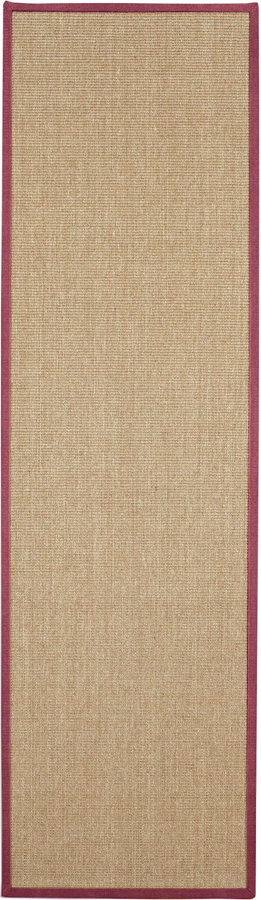Teppich HEINE HOME Gr. 5, rot (weinrot), B:200cm H:7mm L:300cm, Sisal, Teppiche Image
