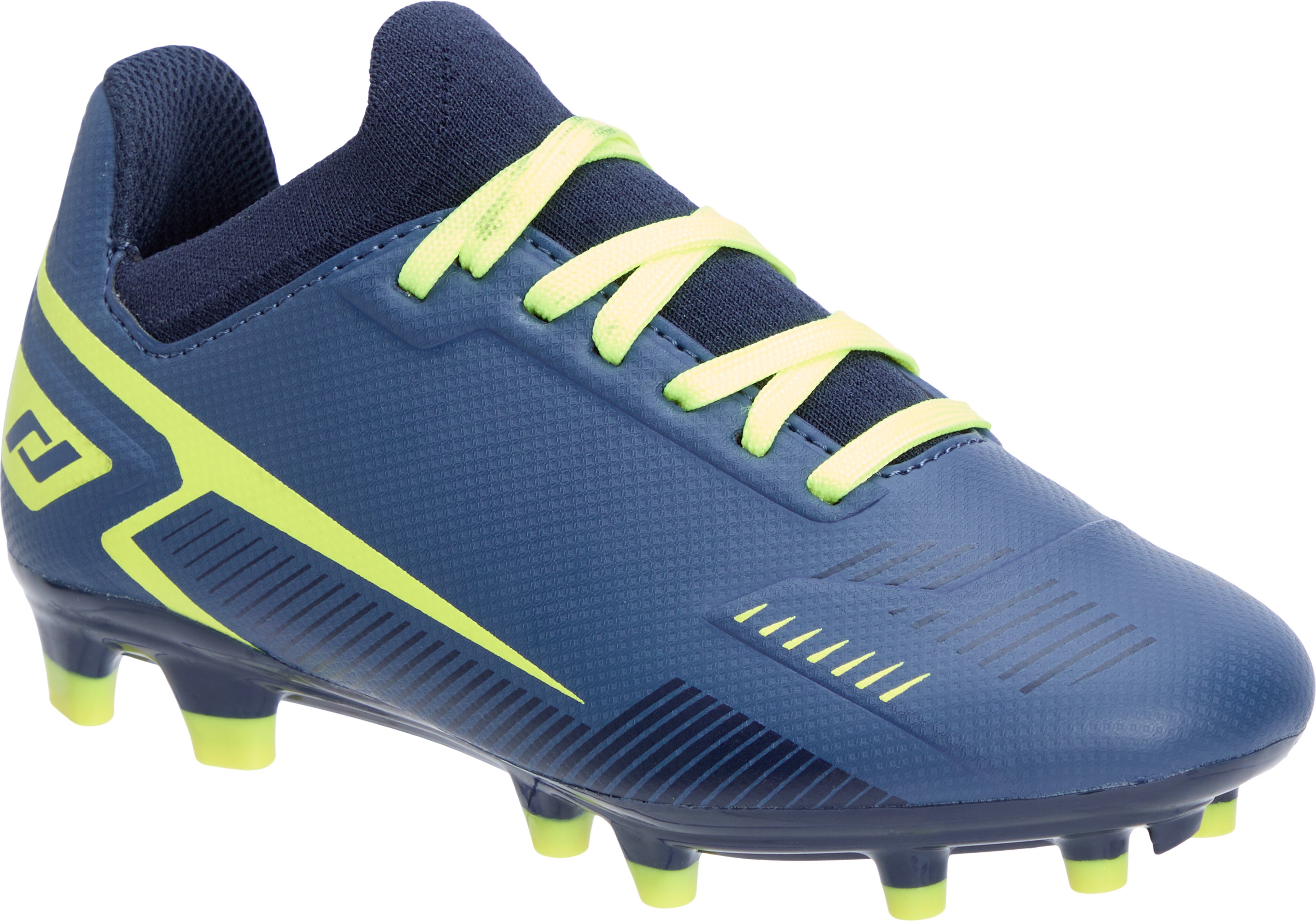 Fußballschuh PRO TOUCH "Speedlite IV FG/AG J", Mädchen, Gr. 33, navy, navy schwarz, gelb light, Synthetik, Schuhe Fußballschuh, für Rasen- und Kunstrasenplätze, für Jugendliche & Kinder Image