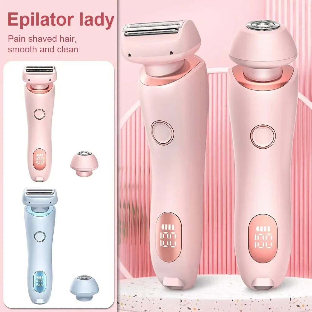 Appareil de rasage électrique Portable à double tête pour hommes et femmes, appareil d