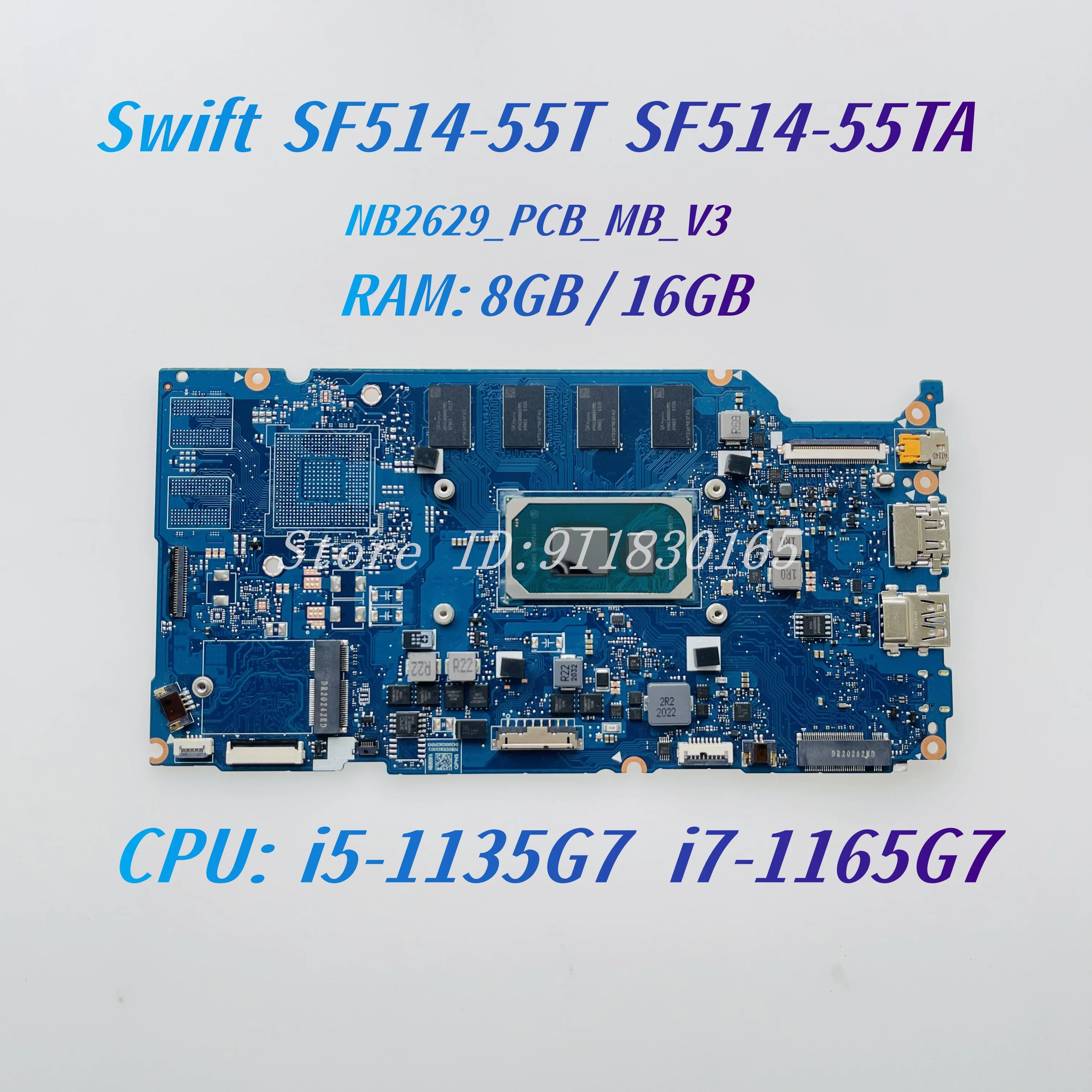 Carte mère de carte mère de MB V3 de la carte PCB NB2629 pour la carte mère d