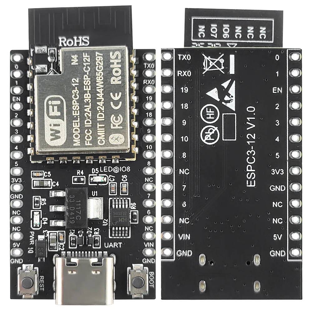 ESP32 C3 Entwicklungsboard Wifi BT Modul RISC-V 32-Bit Single-Core ESP32-C3 N4 4 MB Flash TYPE-C 26PIN Image