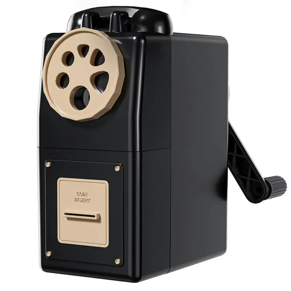 Großkalibriger Bleistiftspitzer, poröser Fünfgang-verstellbarer Skizzenspitzer, handgekurbelter Bleistift, automatische Abwicklung Image