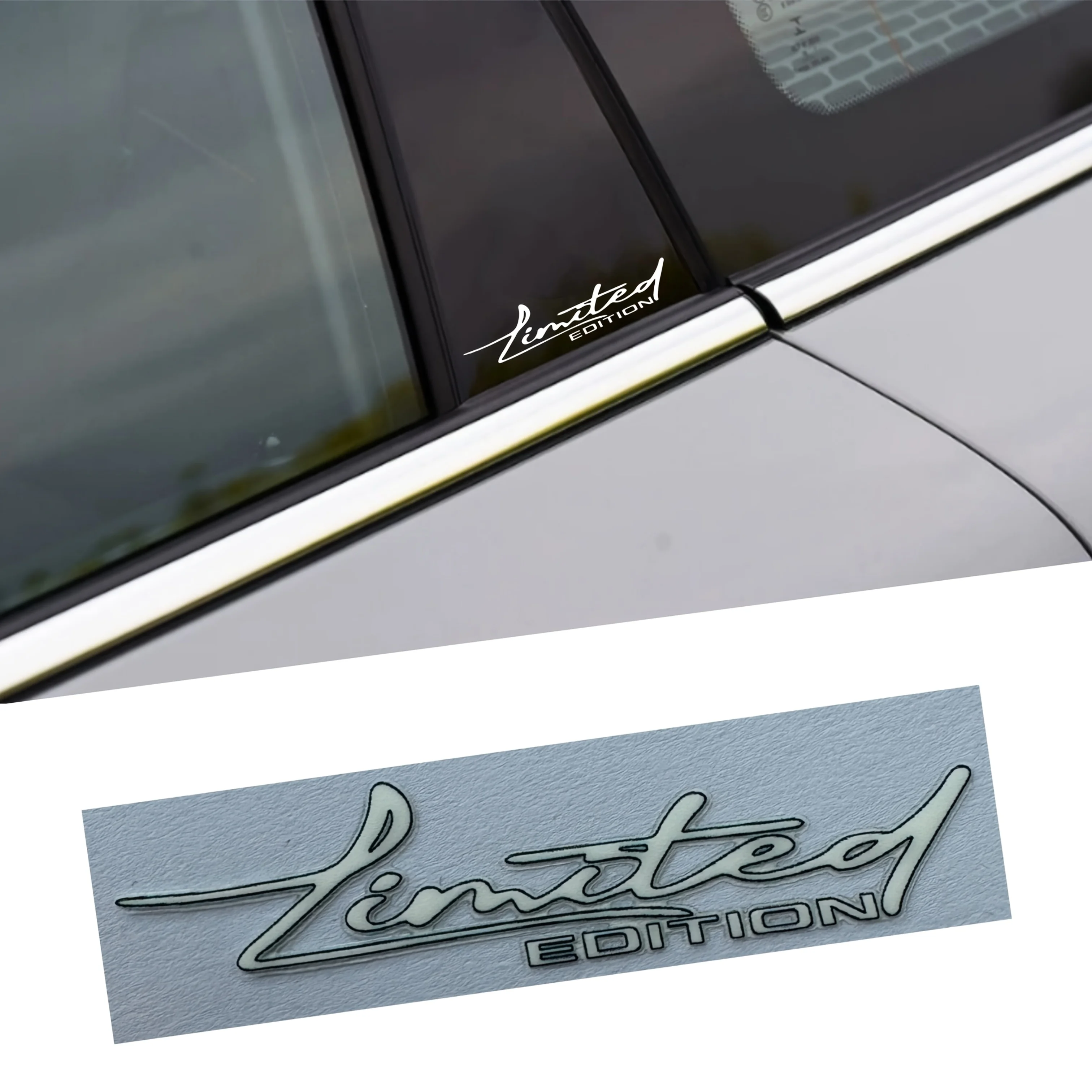 2PC Limited Edition Auto-Abzeichen-Logo-Aufkleber, universell für alle Autos, SUVs Image