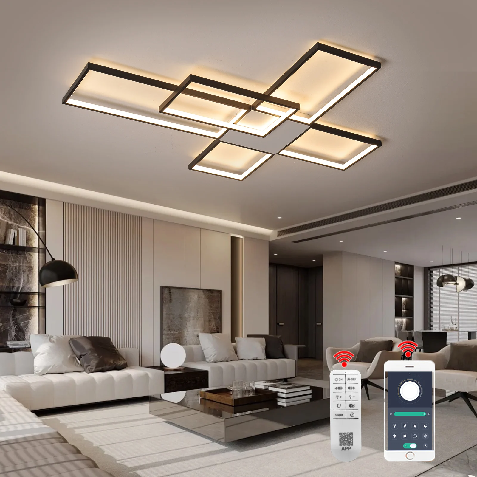 Neue Moderne Decke kronleuchter Schwarz/chrom Decke Lampe für wohnzimmer Schlafzimmer küche led kronleuchter lichter für zimmer Beleuchtung