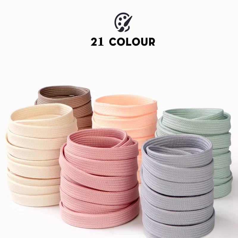 1 paio di scarpe da ginnastica lacci per scarpe accessori per scarpe lacci per scarpe Unisex lacci per scarpe piatti lacci classici Af1 lacci per scarpe in tinta unita