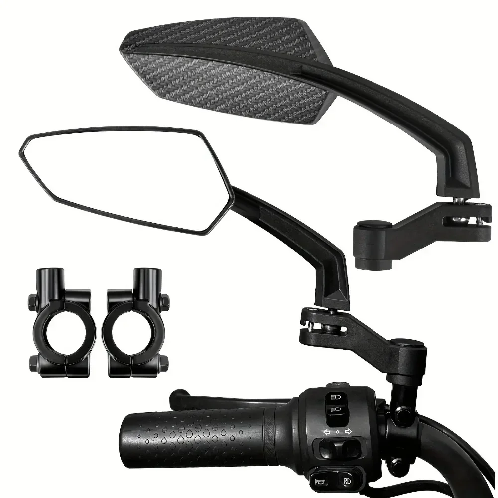 Universelle Rückspiegel für Fahrradlenker 360° ° Drehbares Weitwinkel-Sicherheitsglas für Fahrräder, E-Bikes Image