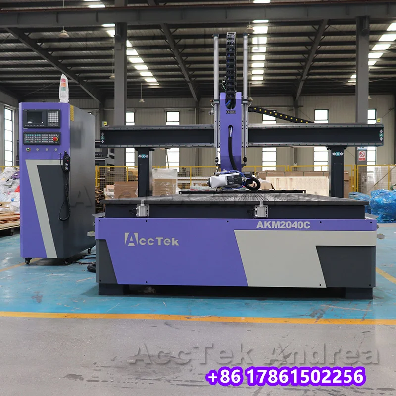 2030 4-Achsen-CNC-Holzgravurmaschine Schneiden Gravieren Nichtmetallische Materialien CNC-Fräser 4-Achsen-CNC-Holzschnitzmaschine Image