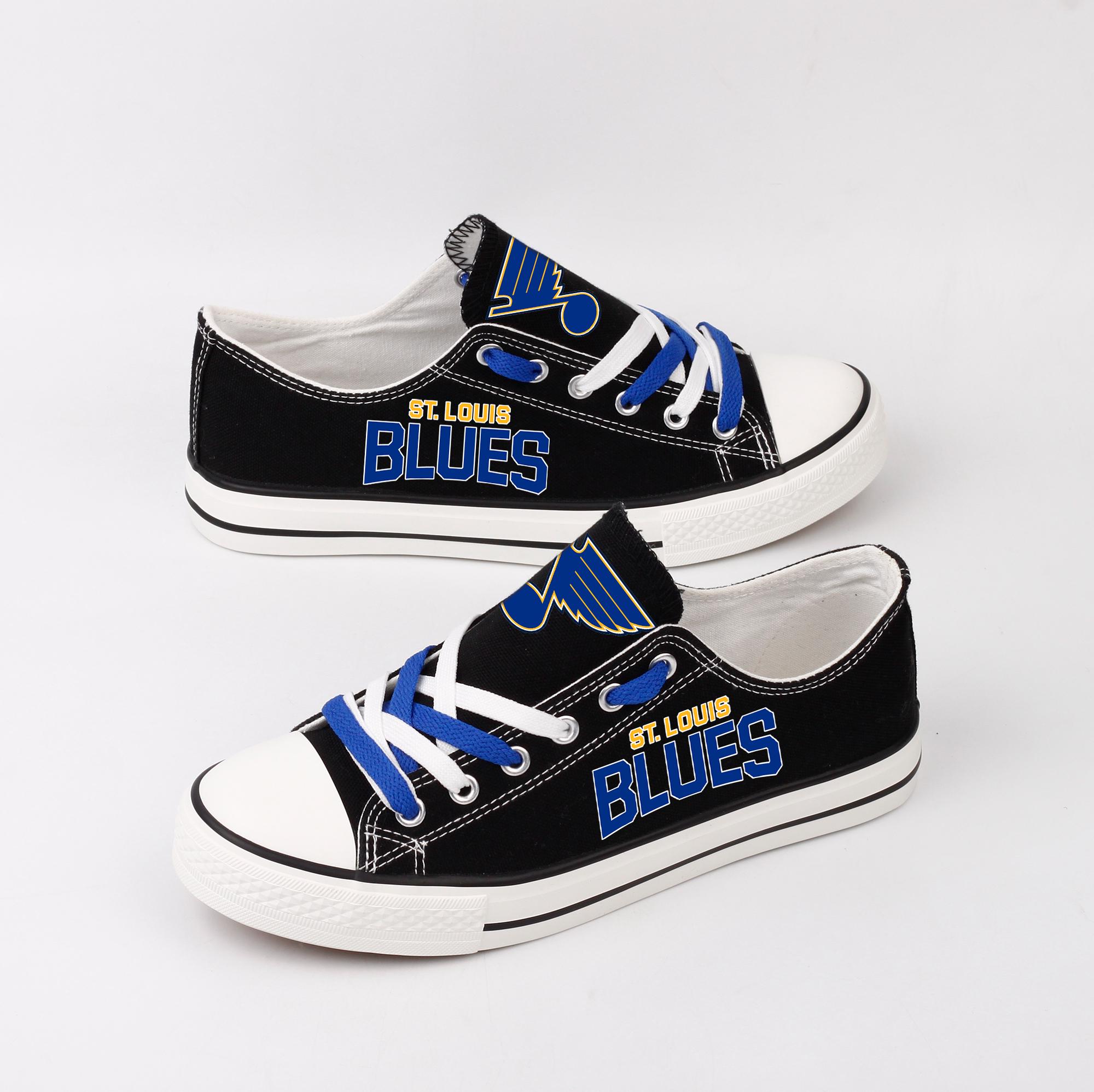 Scarpe di tela dei St. Louis Blues, calzature per tifare la squadra, scarpe da ginnastica per il giorno della partita, regalo per gli appassionati di