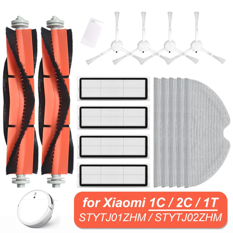 Pinsel Mopp Tuch HEPA-Filter für Xiaomi 1C 1T 2C STYTJ01ZHM SKV4093GL für Dreame F9 Roboter Staubsauger Ersatz Zubehör Image