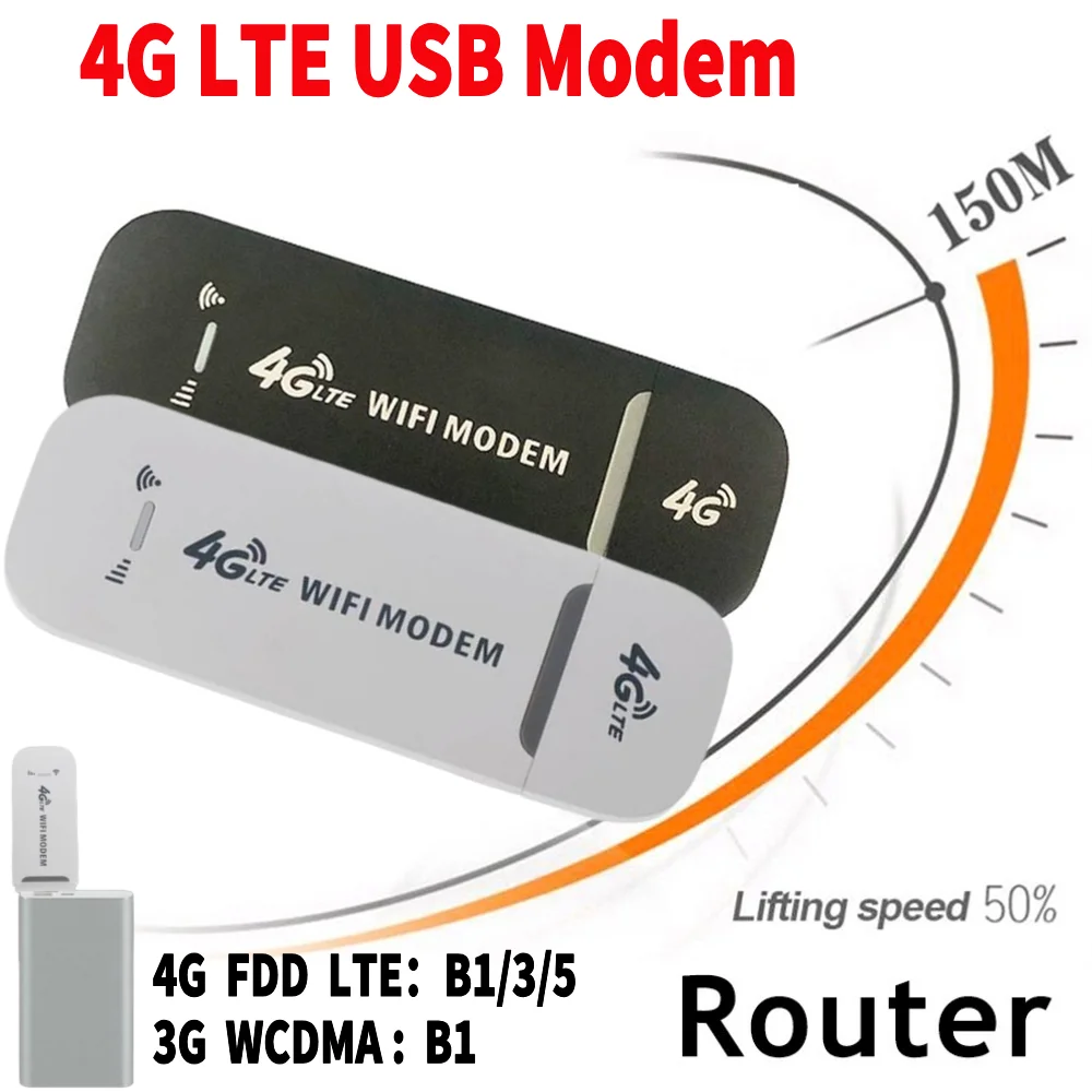 4g lte drahtloses WLAN-Modem Router Dongle 150 MBit/s USB-Modem Dongle tragbarer WLAN-Repeater für PC-Upc Mid-Multiple-Geräte