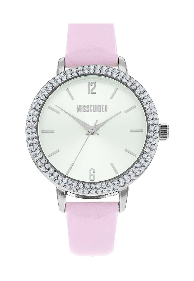 Missguided Womens SMG001P Ladies Watch - Silver - One Size | Missguided Sale | Discount Designer Brands