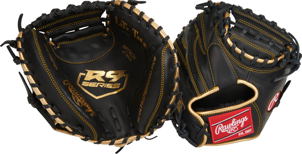 Rawlings R9 Series 27" Training Catcher's Mitt - Right Hand Throw Black