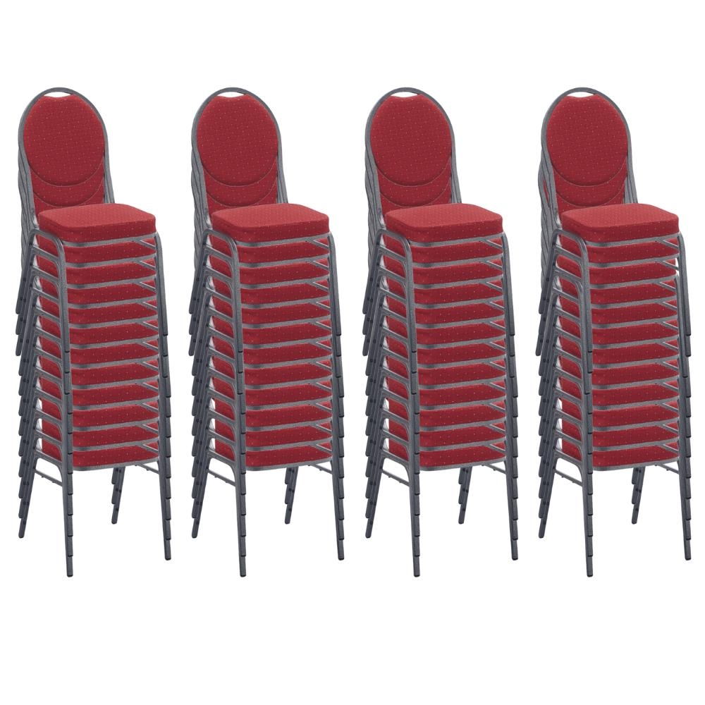 BIG Möbel GmbH Stapelstuhl Bankettstuhl Hermano Rot | 50er Set Image