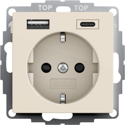 Gira Steckdose+USB 245901 Image
