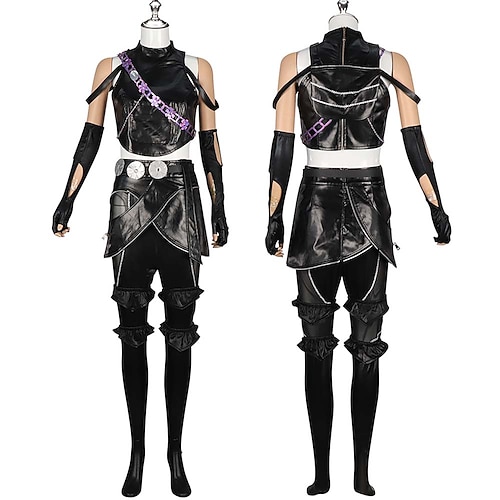 Von koreanischen Idolen inspiriert Popstar Kostüm Bodysuits Festkleidung Virtuelles Idol for Damen Erwachsene Halloween Karneval Leistung Party Image