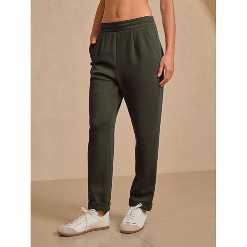 Damen Golfhosen Rosa Armeegrün Königsblau Hosen Herbst Winter Damen-Golfkleidung, Kleidung, Outfits, Kleidung Image