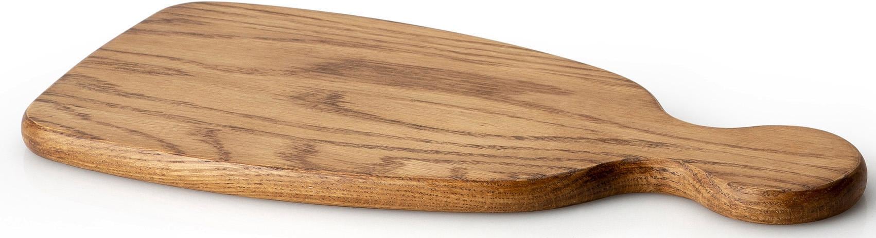 Schneidebrett CONTINENTA, beige (natur), B:16cm H:1,5cm L:34,5cm, Massivholz, Schneidebretter, mit Griff Image