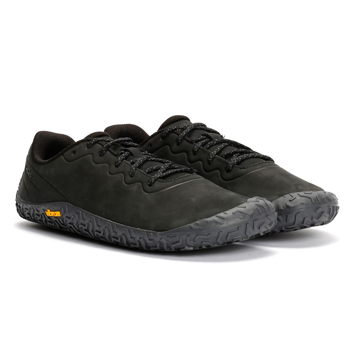 Merrell Vapour Glove 6 Herren Schwarz Leder Sneaker Image