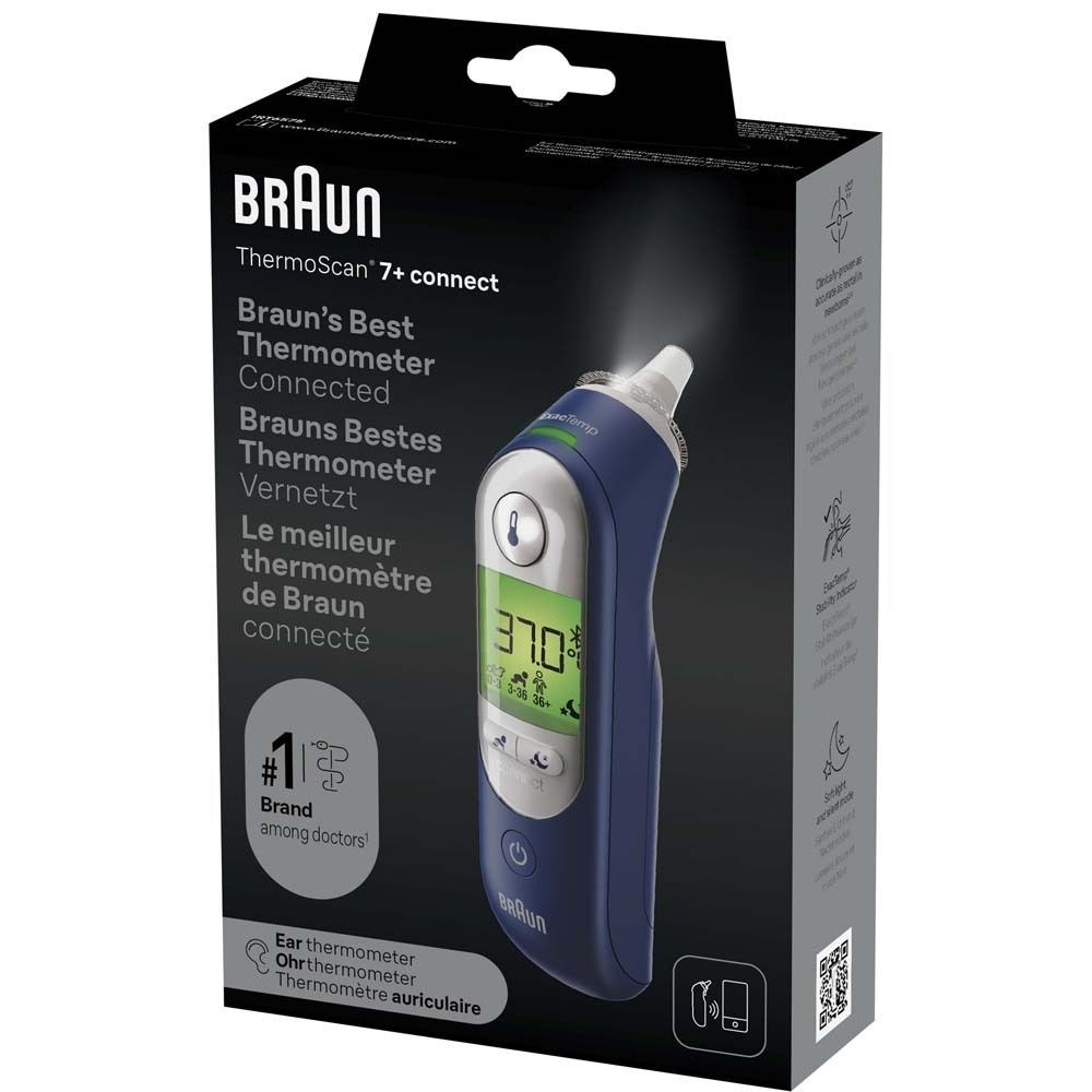 Braun Thermoscan 7+ Connect Ohrthermometer 1 St Thermometer Image