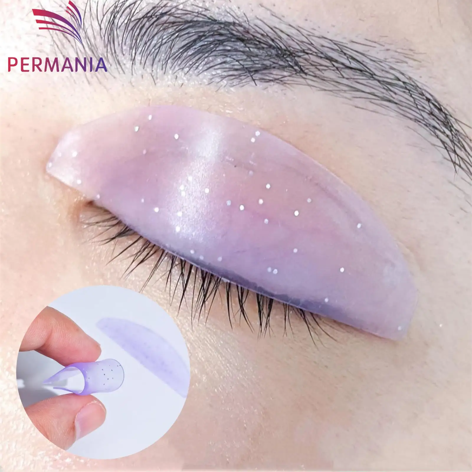 PERMANIA 1 paire de coussinets adoucissants en Silicone pour permanente de cils, tiges de cils, bouclier de levage, accessoires de beauté et de santé