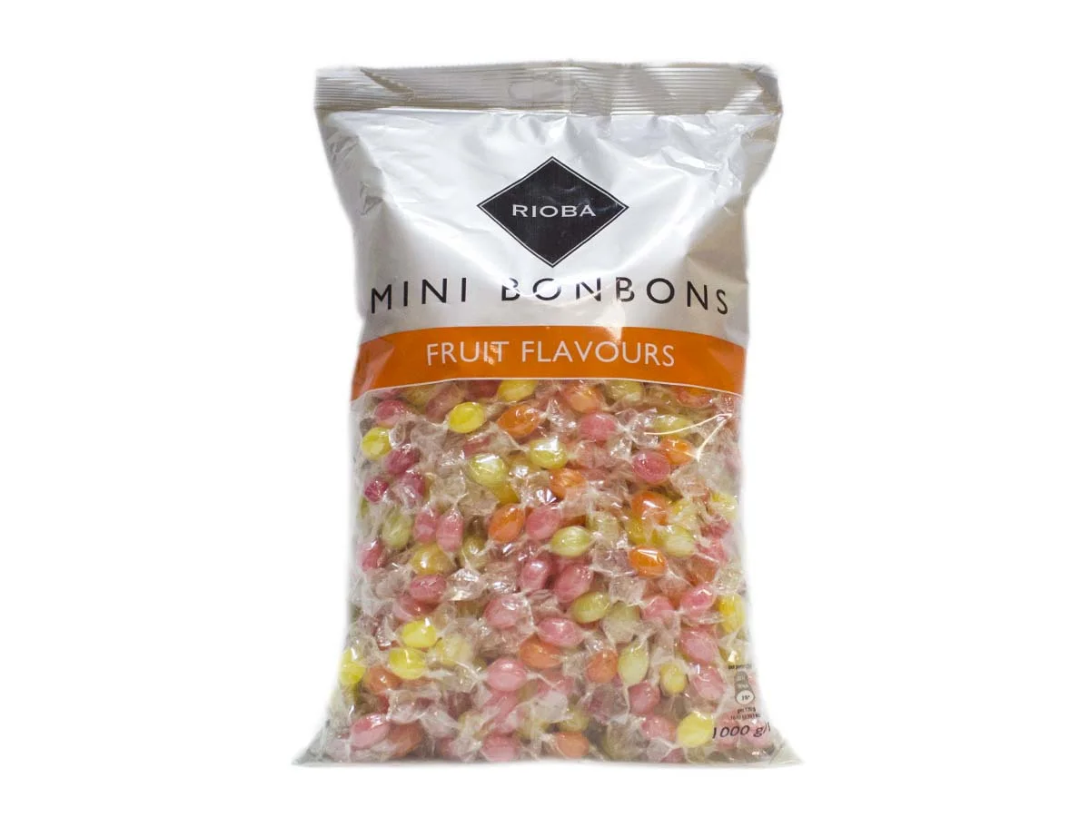 Fruchtbonbons Mini Hard Candies Fruchtgeschmack 1kg - Rioba Image