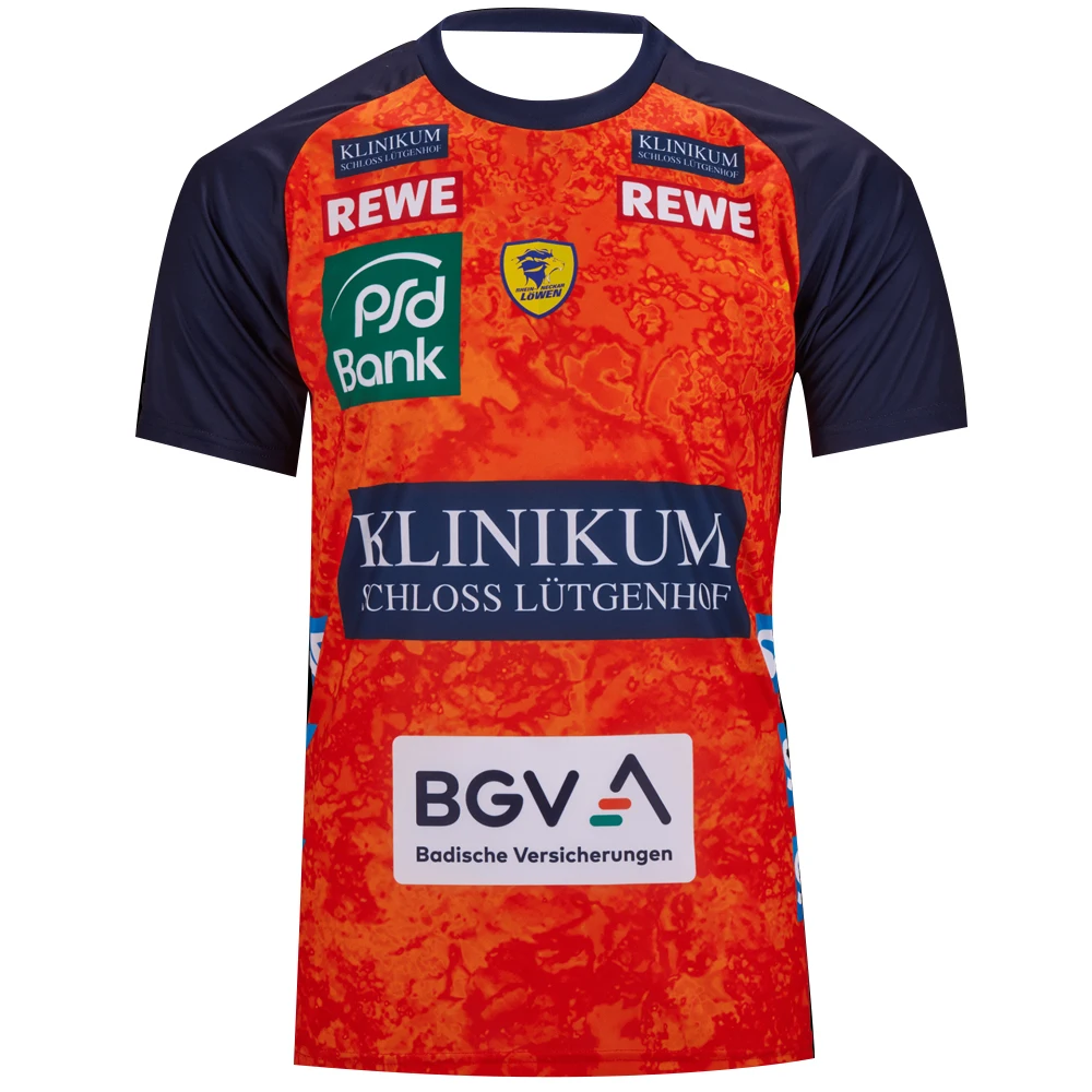 2024-25 Mens Rhein-Neckar Löwen Handball Shirt Youth Kids Sportwear Oversized Training Handball Uniform Breathable Unisex Jersey