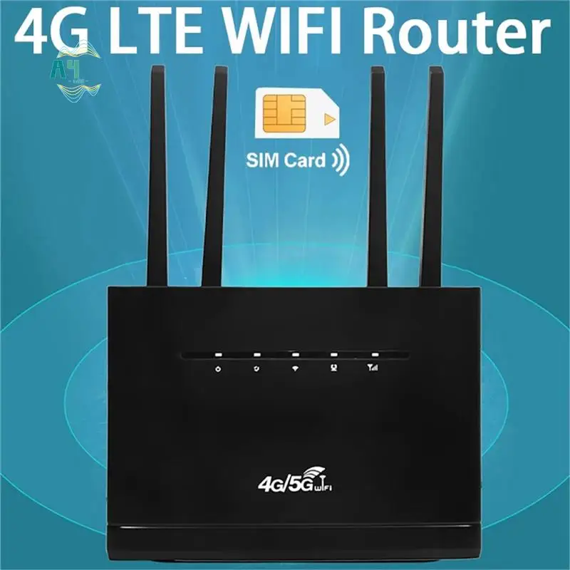 A40Z-WR710 WLAN-Router 300 Mbit/s 4G LTE WLAN-Router Modem 4 externe Antennen RJ45 WAN LAN mit SIM-Kartensteckplatz Image