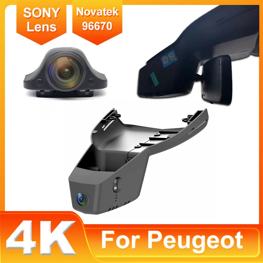 Dash Cam 4K Für Peugeot 308 2021 Zu 2024, Dashcam Für Citroen C5 X 2022 2023, Dash Kamera, OEM Stil Auto DVR WIFI APP