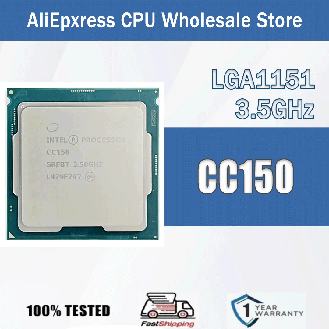 Intel PROCES CC150 SRFBT 3,5 GHz 8-Core 16-Thread 14 nm TDP95W Computer CPU Prozessor Server LGA 1151 für H310 B365 H370 Z370 Z390 Image