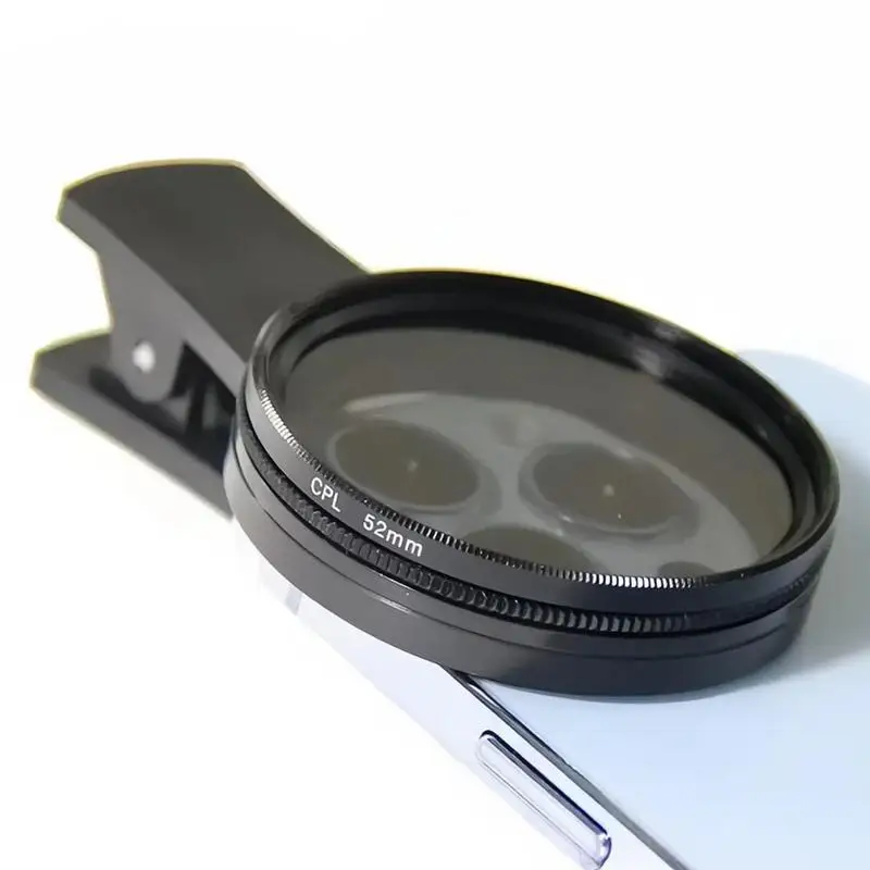 Telefon Kamera Filter Filter für Kamera Objektiv Zirkular Polarisator Clip On für Fotografie mit Hintergrundbeleuchtung und Sternenlichtreduzierung