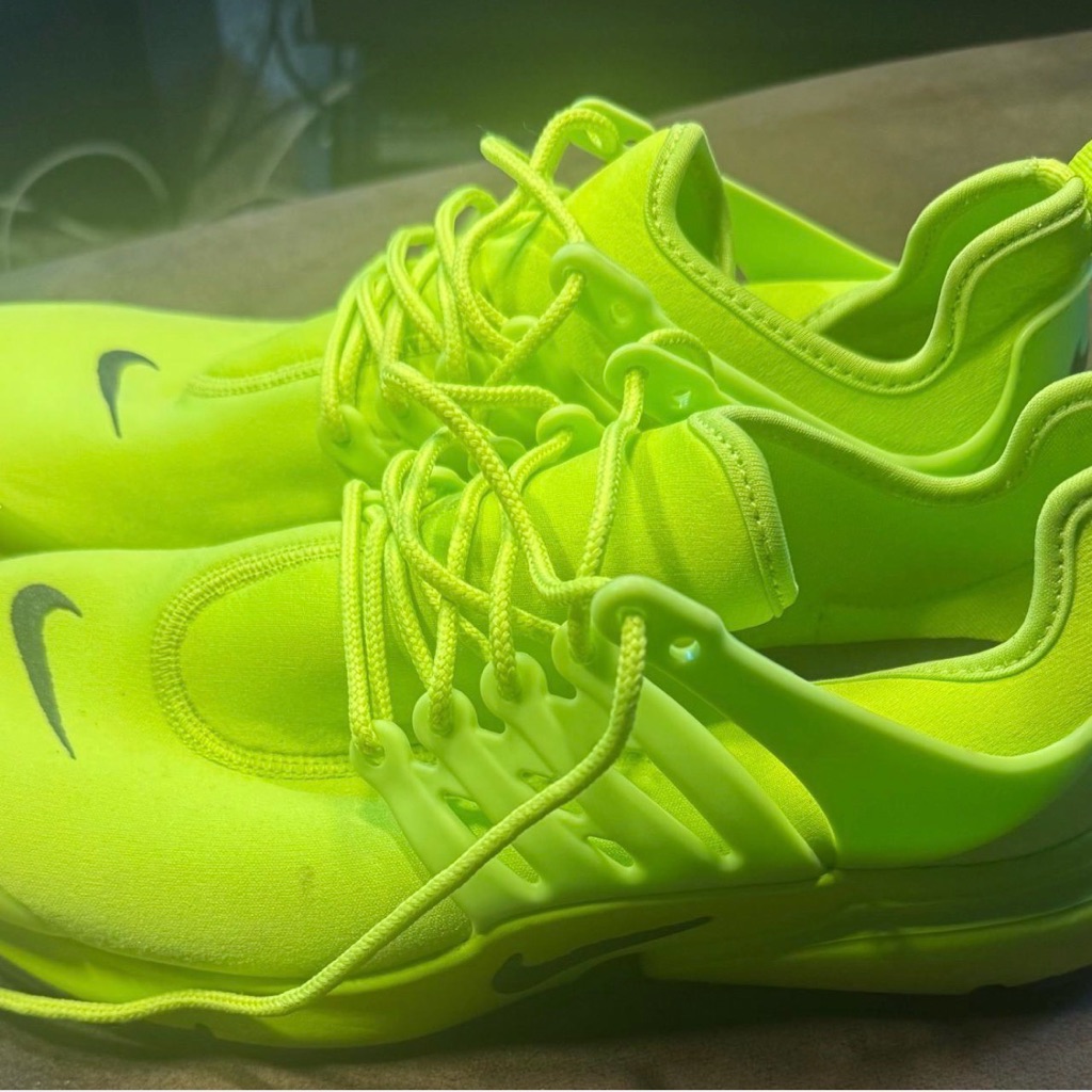 Nike Shoes | Women’s Nike Air Presto Tennis Ball Athletic Sneakers | Color: Green/Yellow | Size: 11