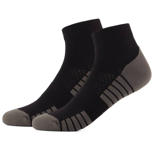 P.A.C. - 2-Pack Runningsocke - Laufsocken 39-42 | EU 39-42 schwarz