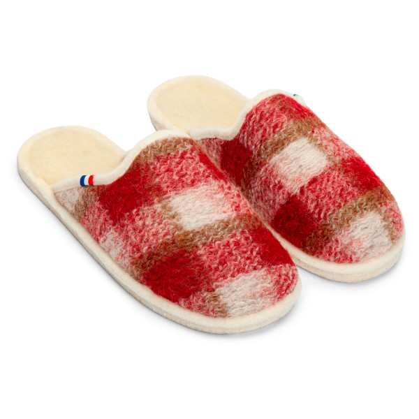 Espadrij - Women's Chausson Woolcheck - Hausschuhe 37 | EU 37 rot