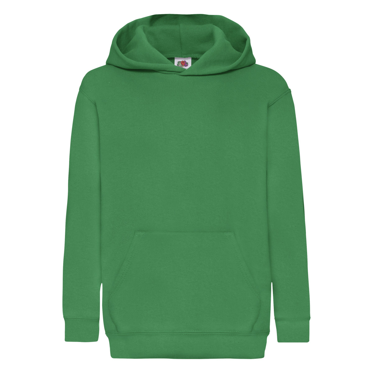 Fruit Of The Loom Pullover mit Kapuze für Kinder (Grün) Image