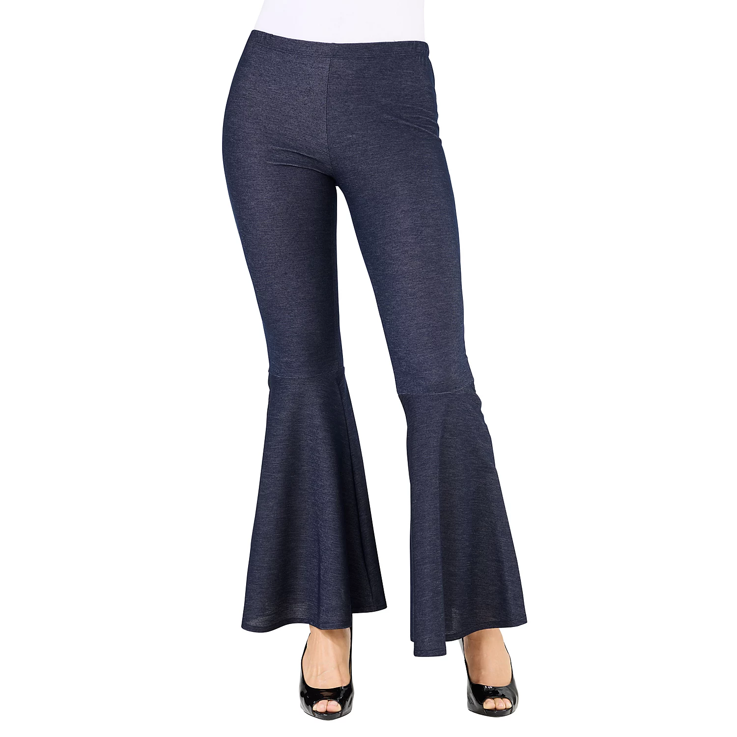 Pantalon pattes d’éléphant ""Jean"" pour femme, bleu